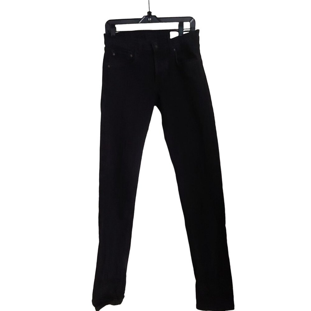 Rag & Bone Black Skinny Midrise Denim Jeans 31